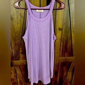 Sleeveless top purple 1XL